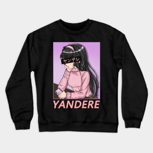 Yandere - Japanese Anime Girl T-Shirt Crewneck Sweatshirt